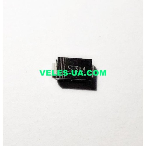 S3M SMB, DO214AA (3.0A; 1000V) (артикул: S3M SMB) S3M SMB, DO214AA (3.0A; 1000V) (артикул: S3M SMB)